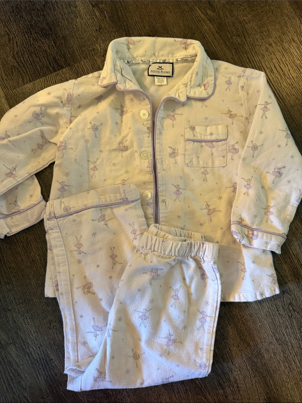 Petit Plume Ballerina PJs - 5t